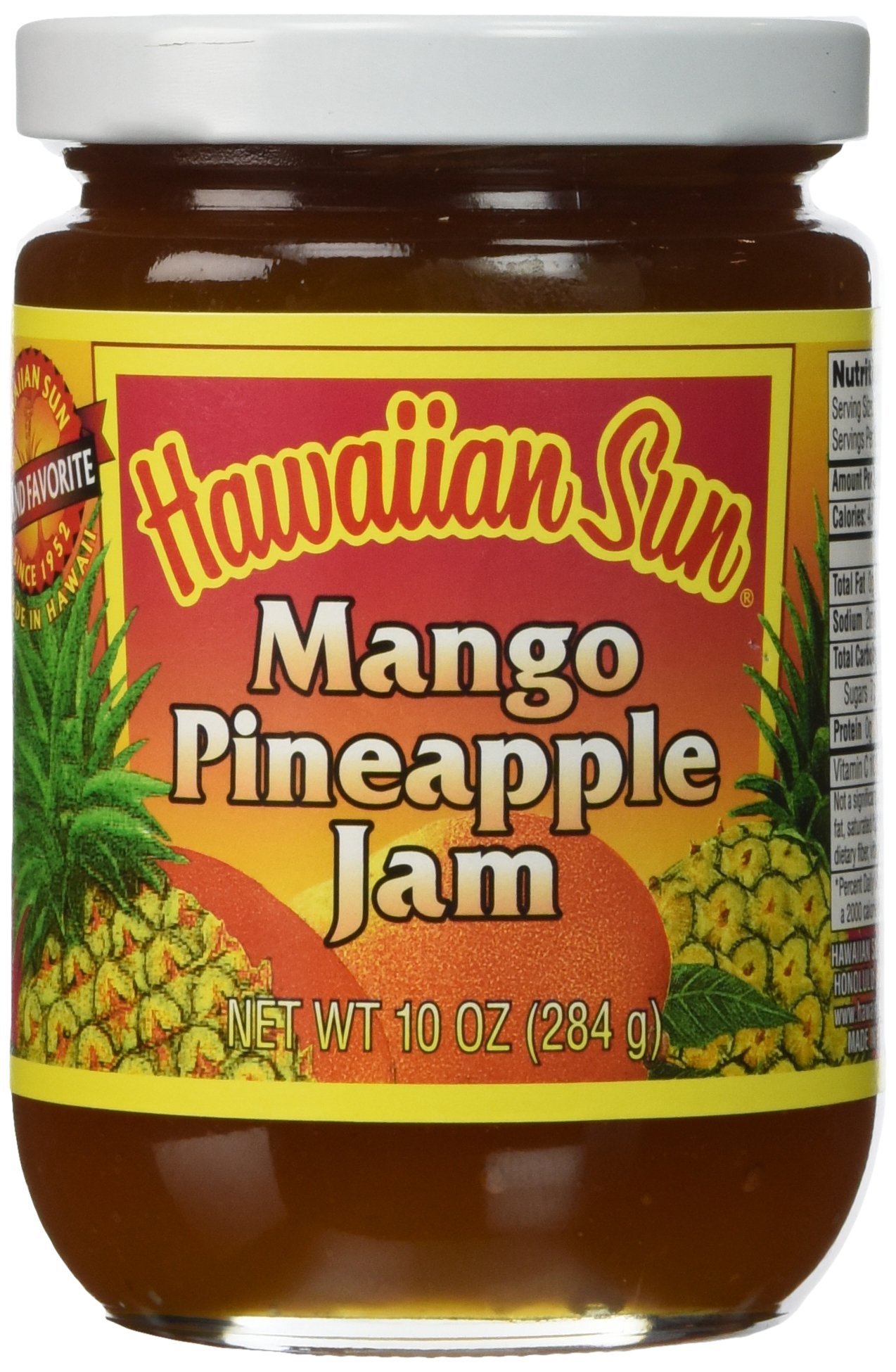 Gelée Mangue Ananas Hawaiian Sun (Fabriqué à Hawaii) - 10oz